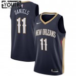 Maillot NBA New Orleans Pelicans Dyson Daniels 11 Nike 2022-23 Icon Edition Navy Swingman - Enfant